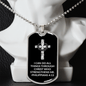 I Can Do All Things Through Christ Dog Tag Necklace