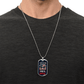 Land of the Free Dog Tag – Patriotic Veteran Gift