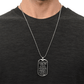 To My Godson – I Love You More Than Words Can Say Dog Tag Necklace