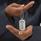 Serenity Prayer Dog Tag Necklace – Christian Faith Gift for Men