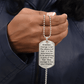 To My Grandson – Have Courage To Live Your Dreams Dog Tag