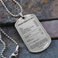 Jesus Paid It All Dog Tag Necklace – Faith Gift