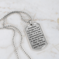 To My Grandson – Have Courage To Live Your Dreams Dog Tag