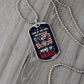 Land of the Free Dog Tag – Patriotic Veteran Gift