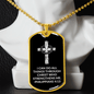 I Can Do All Things Through Christ Dog Tag Necklace