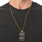 Dad to Son Dog Tag Necklace — Gift for Son