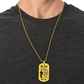 My Son – Believe In Yourself Dog Tag Necklace Gift