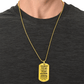 To My Daughter Dog Tag Necklace – Love Dad Gift