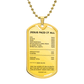 Jesus Paid It All Dog Tag Necklace – Faith Gift