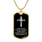 I Can Do All Things Through Christ Dog Tag Necklace