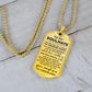 To My Soulmate You and Me Til Forever (Dog Tag Necklace)