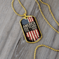 America 250th Anniversary Dog Tag Necklace