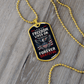 Freedom Lives On Dog Tag – Patriotic Veteran Gift
