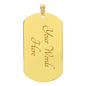 I Can Do All Things Through Christ Dog Tag Necklace