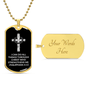 I Can Do All Things Through Christ Dog Tag Necklace