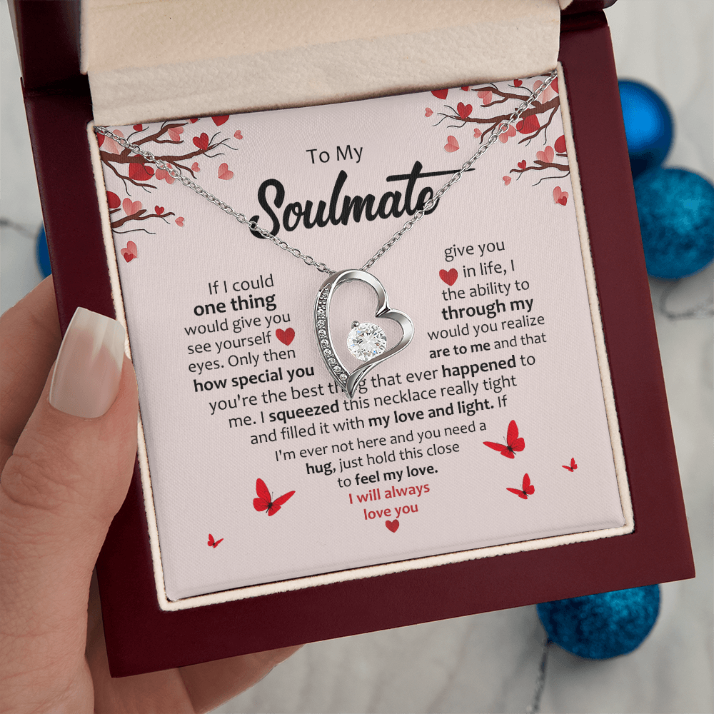 To My Soulmate You're My Always – Forever Love Necklace