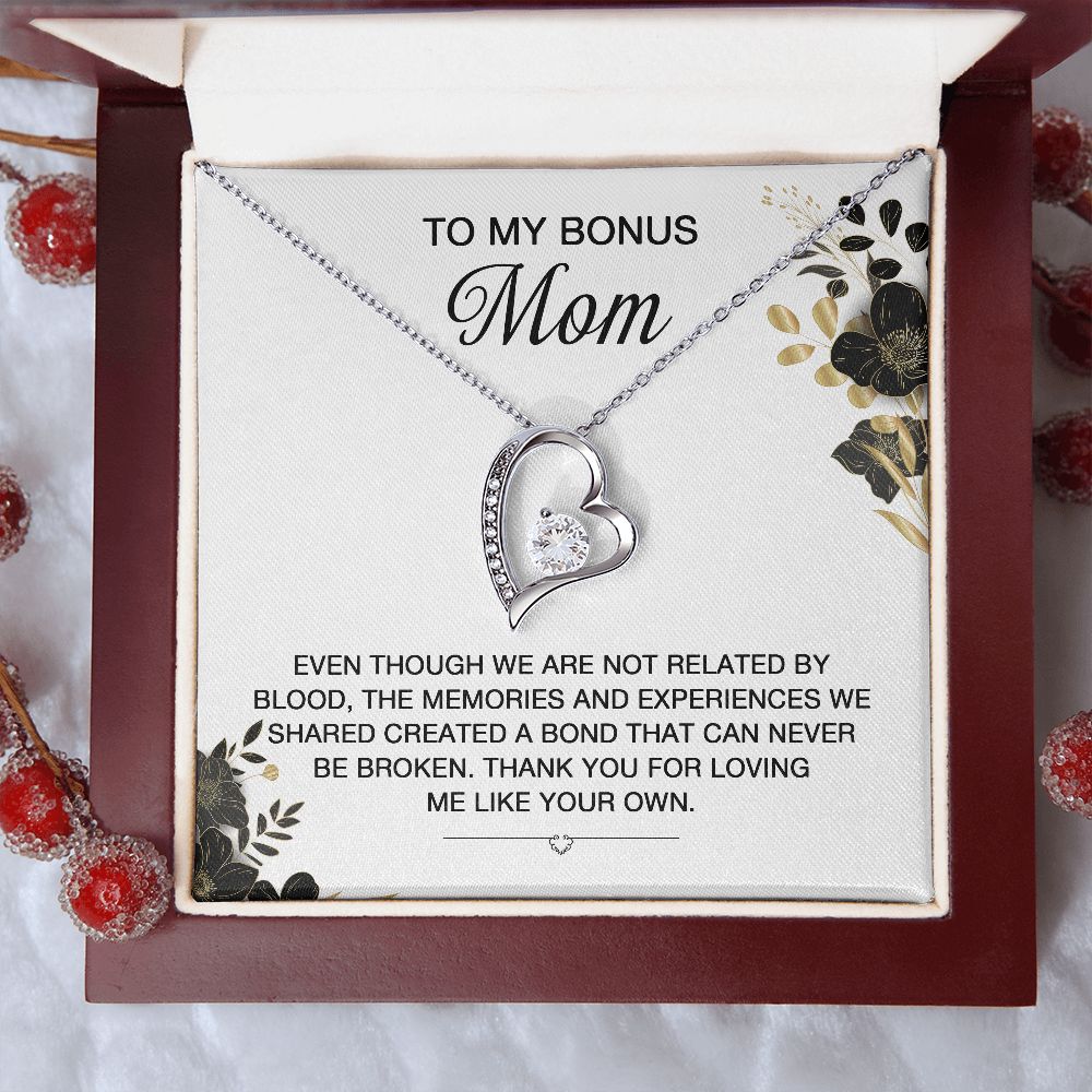 To My Bonus Mom - The Memories & Experiences (Necklace)