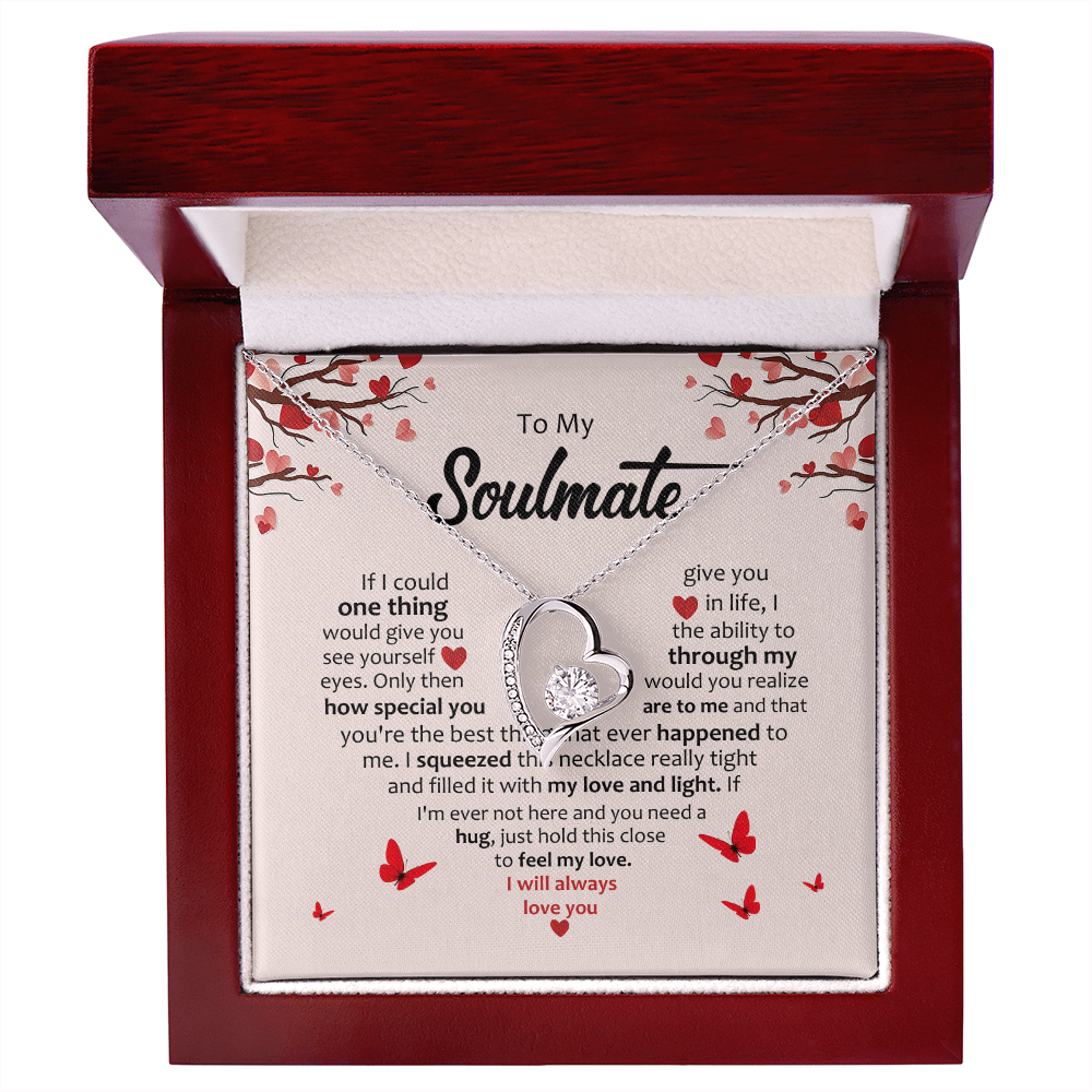 To My Soulmate You're My Always – Forever Love Necklace