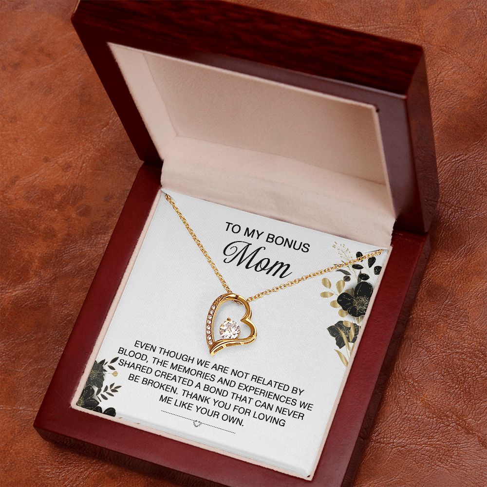 To My Bonus Mom - The Memories & Experiences (Necklace)