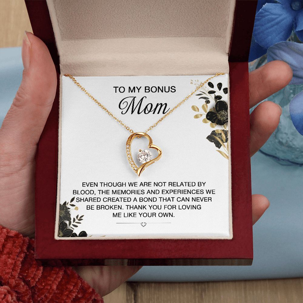 To My Bonus Mom - The Memories & Experiences (Necklace)