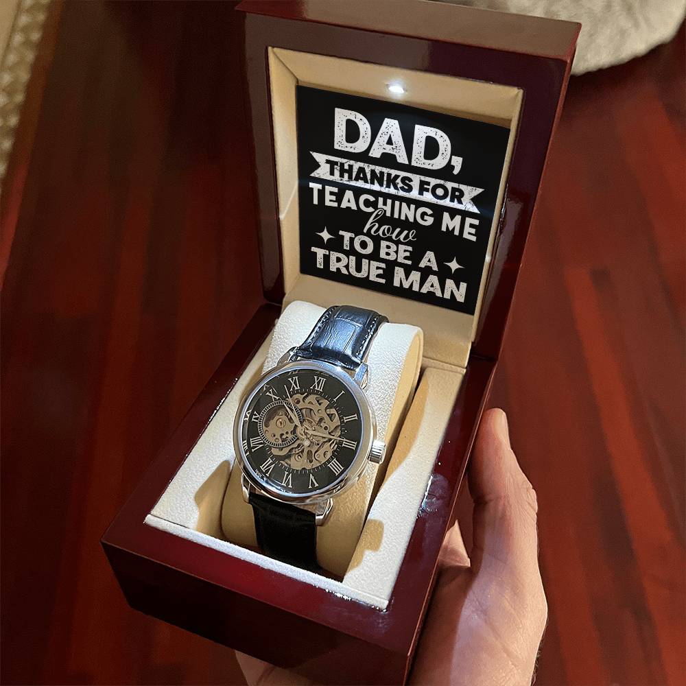 Dad - True Man (Men's Watch)