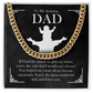 To My Amazing Dad – Meaningful Cuban Link Chain Gift