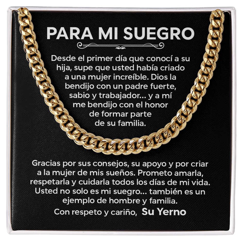 Para Mi Suegro – Gracias Por Los Valores y el Amor Que Sembró