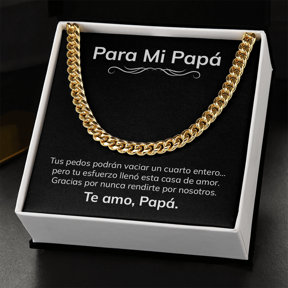 Para Mi Papá – Collar Divertido y Emotivo en Español