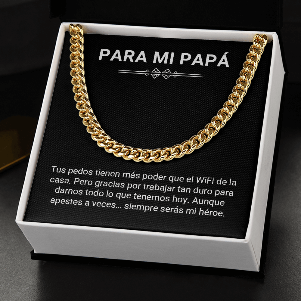 Para Mi Papá – Collar Divertido del WiFi y los Pedos