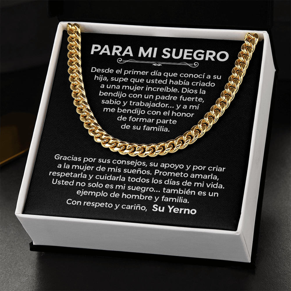 Para Mi Suegro – Gracias Por Los Valores y el Amor Que Sembró