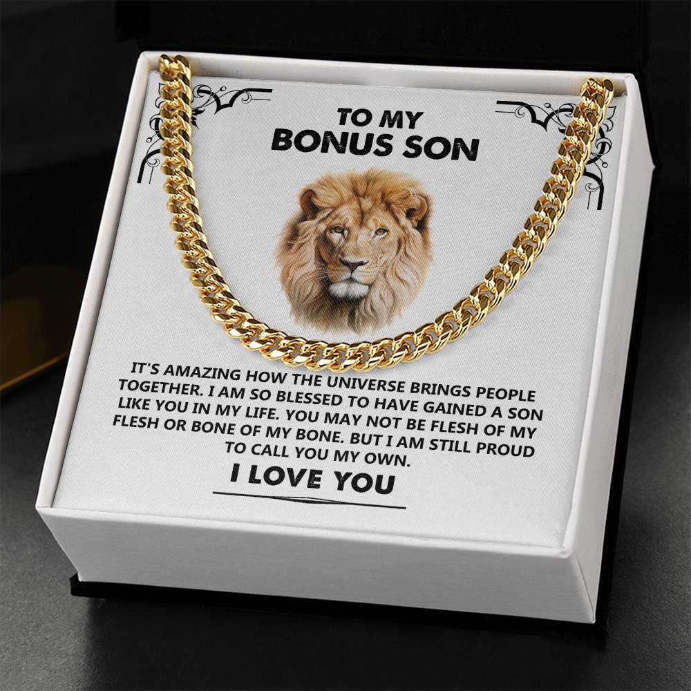 To My Bonus Son - Bone To Bone