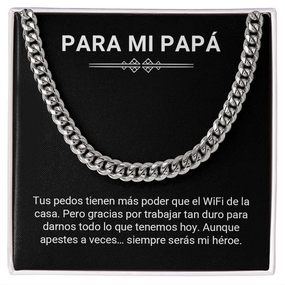 Para Mi Papá – Collar Divertido del WiFi y los Pedos