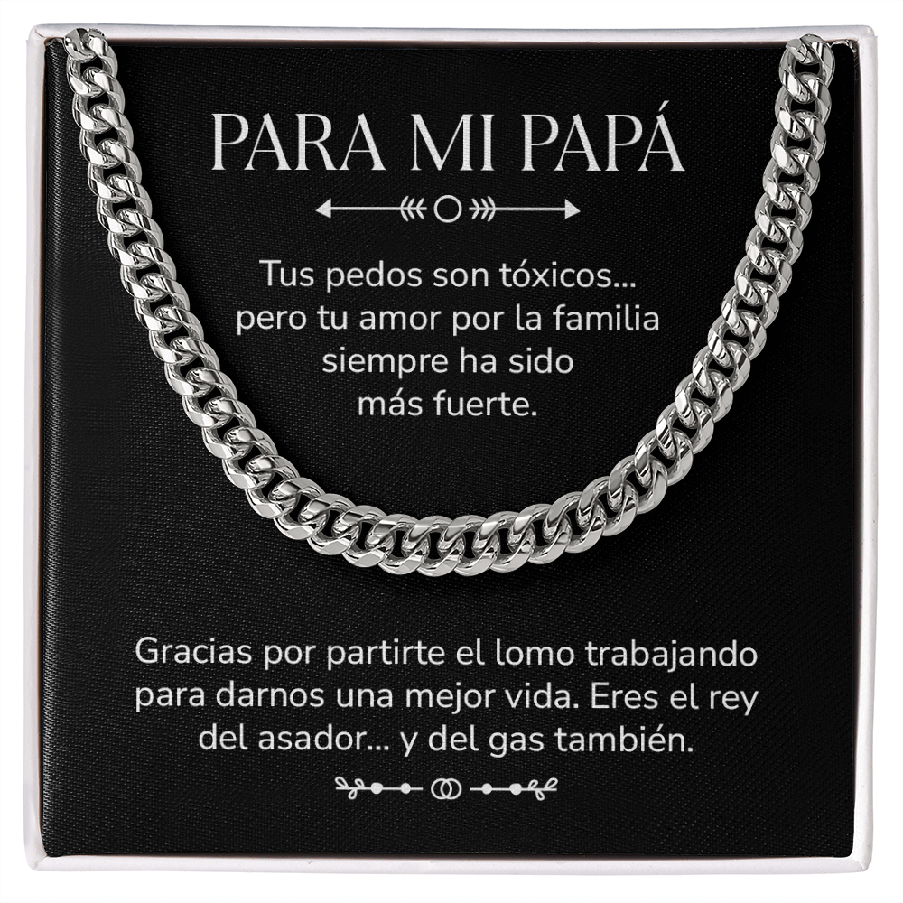 Para Mi Papá – Collar Cubano Divertido Para Papás Mexicanos