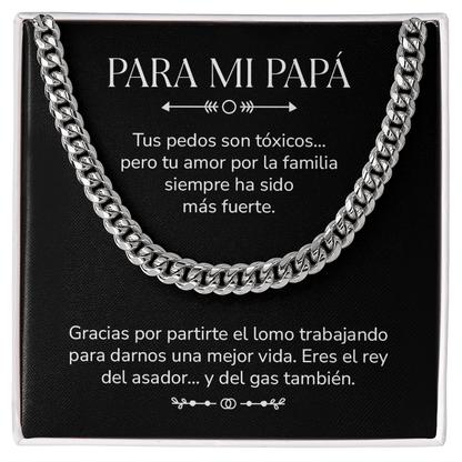 Para Mi Papá – Collar Cubano Divertido Para Papás Mexicanos