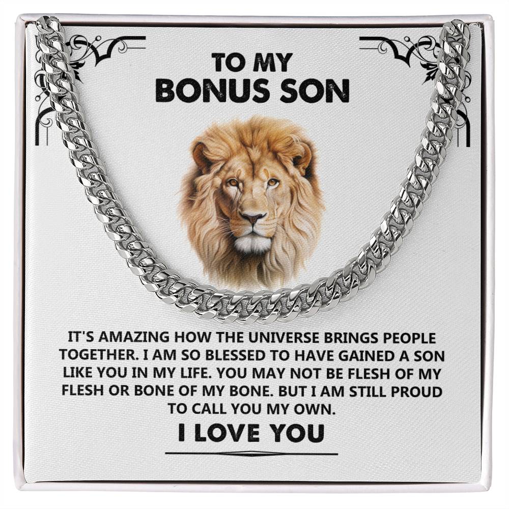 To My Bonus Son - Bone To Bone