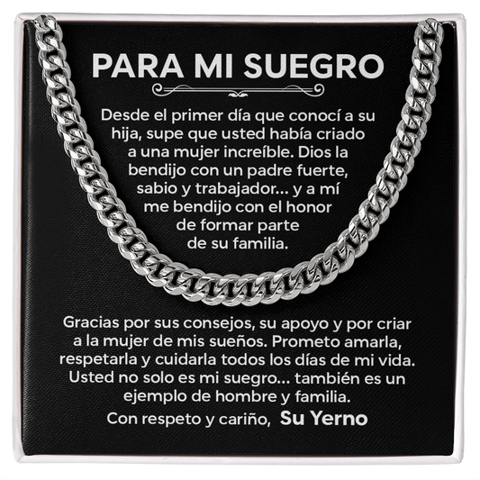 Para Mi Suegro – Gracias Por Los Valores y el Amor Que Sembró