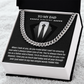 To My Dad – Thank You for Always Being There (Cuban Link Chain)