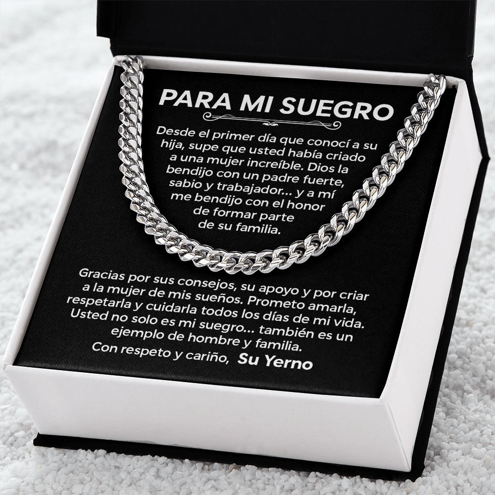 Para Mi Suegro – Gracias Por Los Valores y el Amor Que Sembró