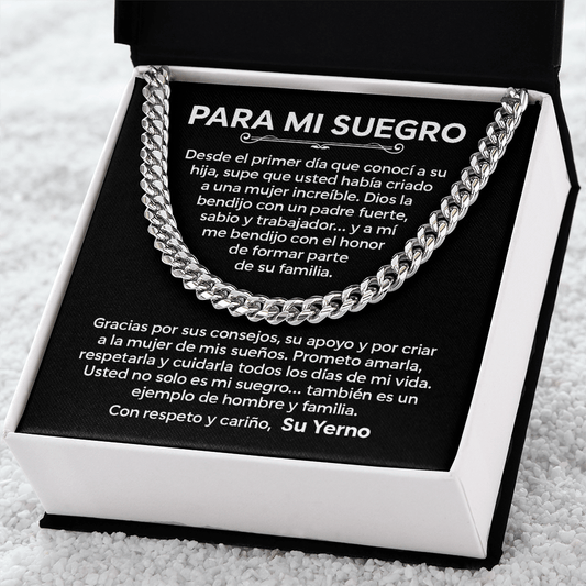 Para Mi Suegro – Gracias Por Los Valores y el Amor Que Sembró