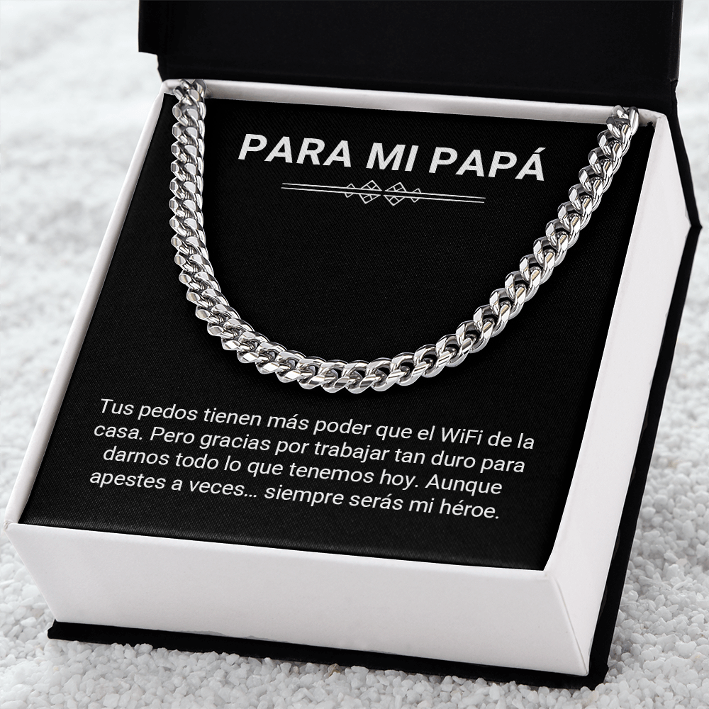 Para Mi Papá – Collar Divertido del WiFi y los Pedos