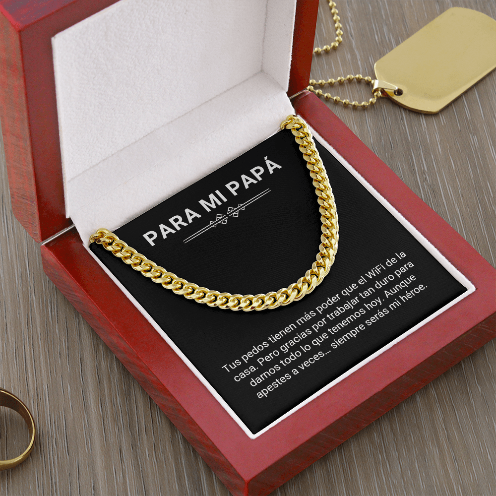 Para Mi Papá – Collar Divertido del WiFi y los Pedos