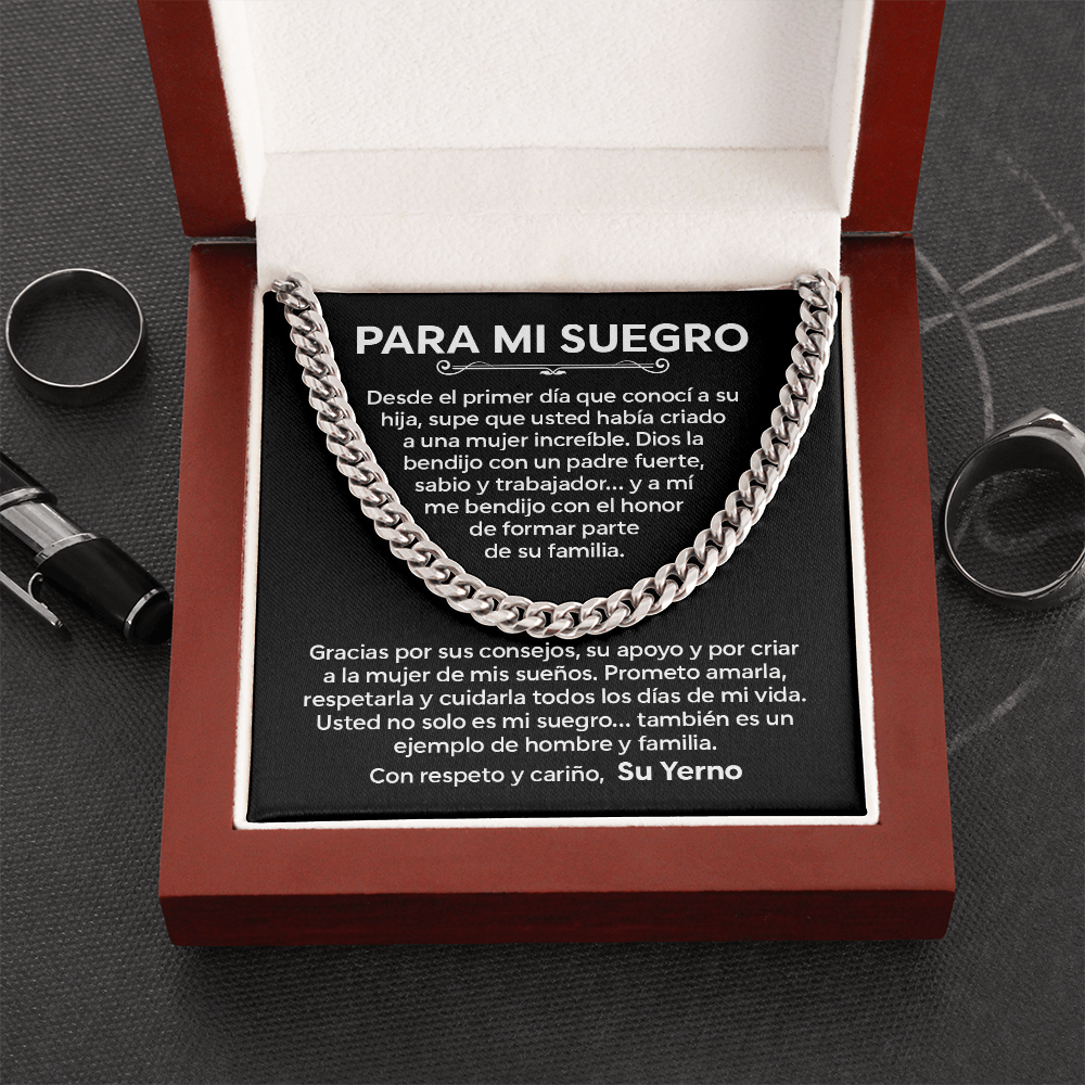 Para Mi Suegro – Gracias Por Los Valores y el Amor Que Sembró