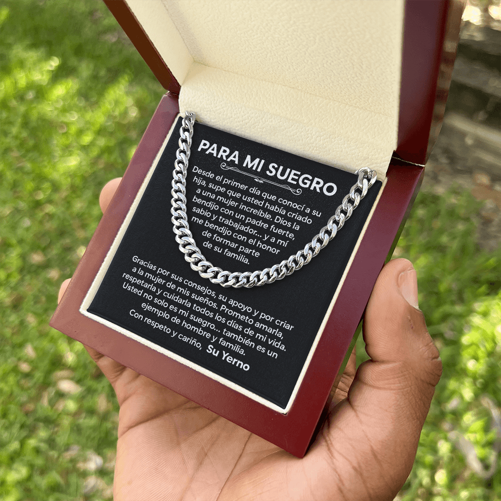 Para Mi Suegro – Gracias Por Los Valores y el Amor Que Sembró