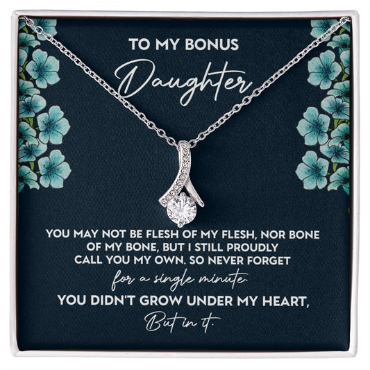 To My Bonus Daughter - Flesh Of My Flesh (Necklace)