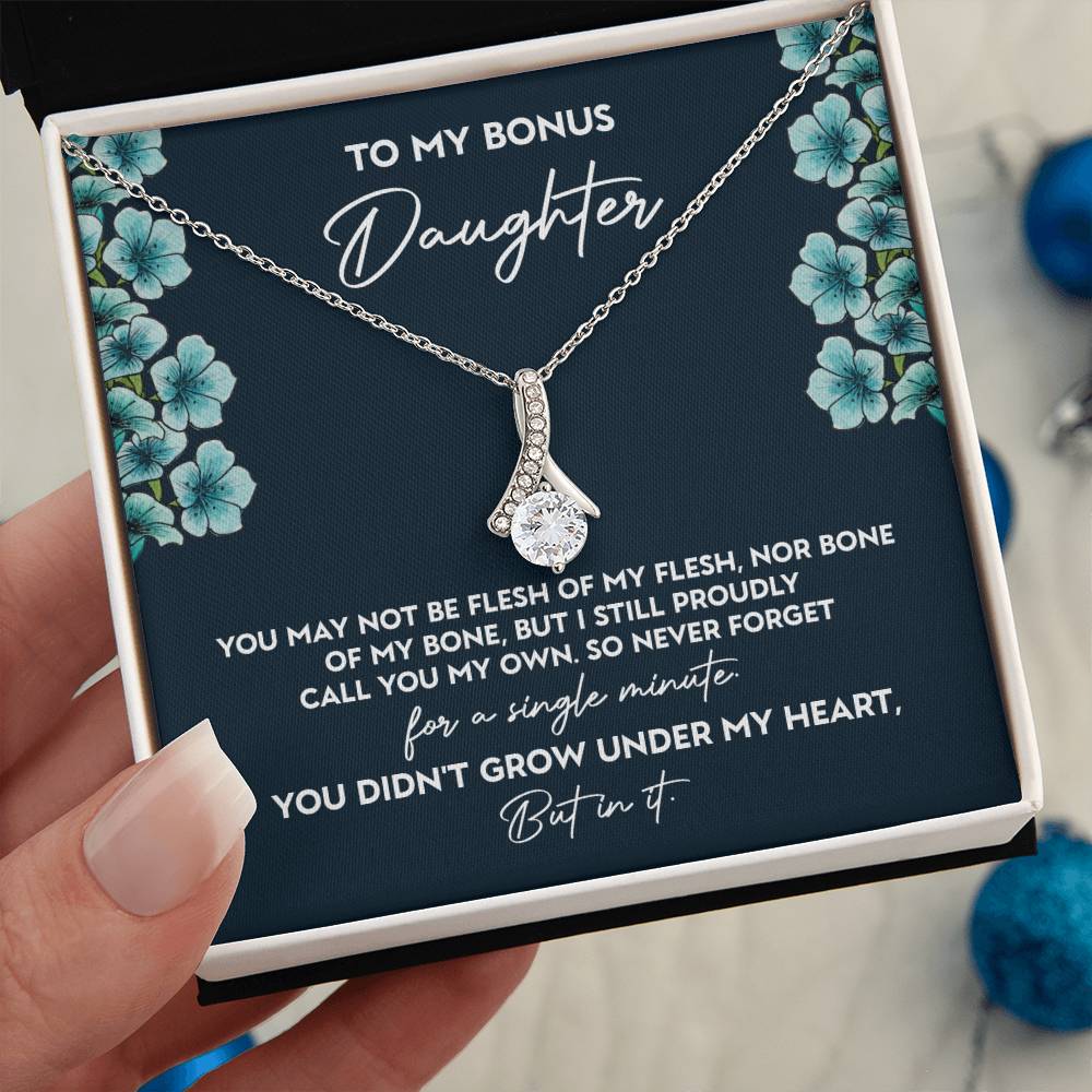 To My Bonus Daughter - Flesh Of My Flesh (Necklace)