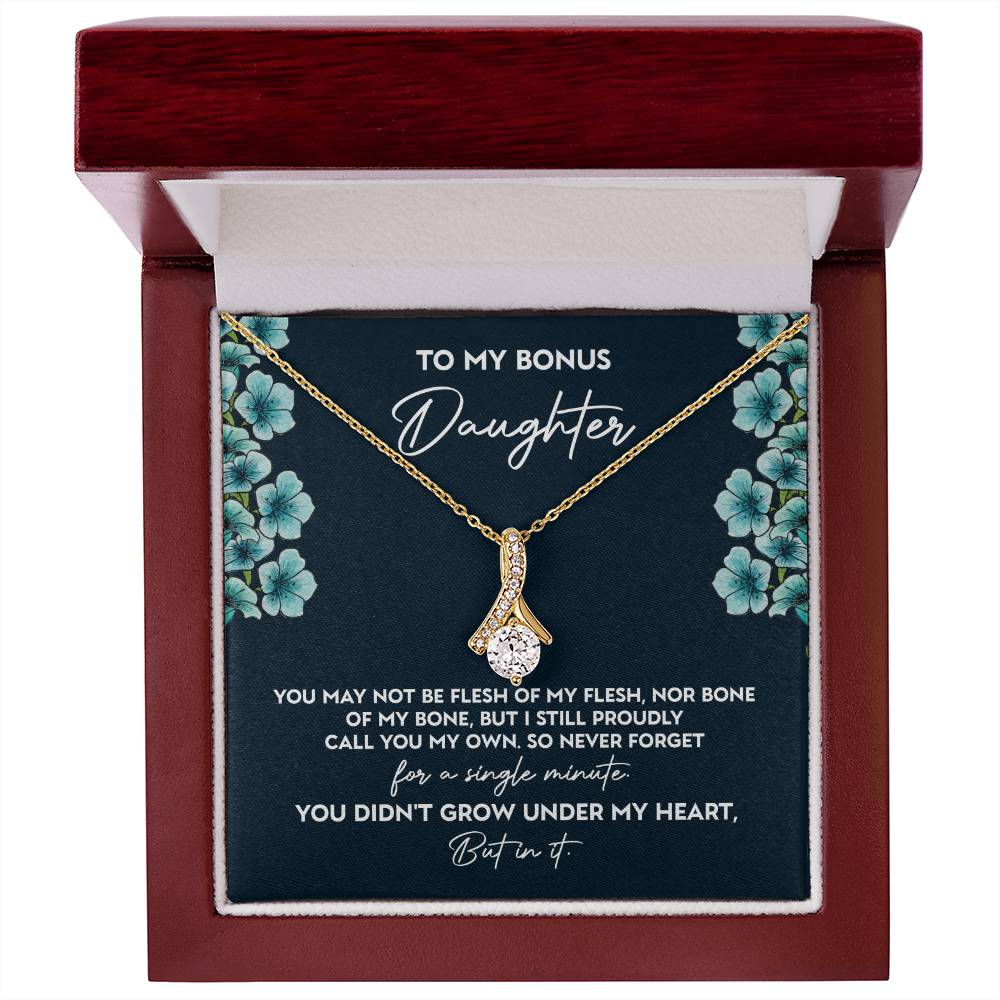 To My Bonus Daughter - Flesh Of My Flesh (Necklace)