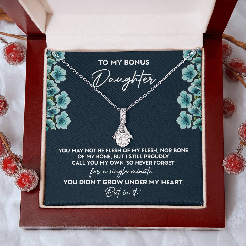 To My Bonus Daughter - Flesh Of My Flesh (Necklace)