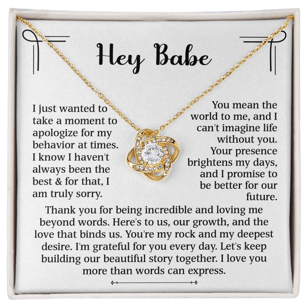 Hey Babe - You Mean The World To Me (Necklace)