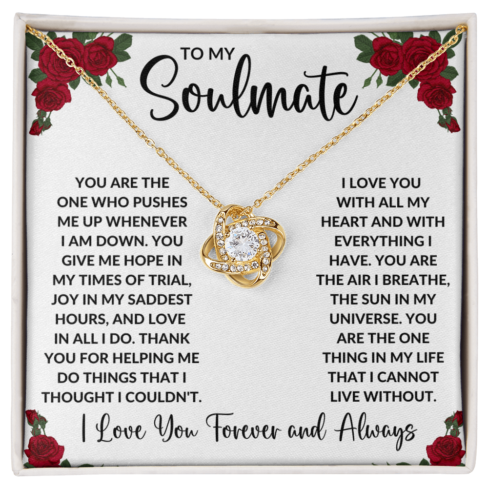 To My Soulmate - I Love You Forever (Necklace)