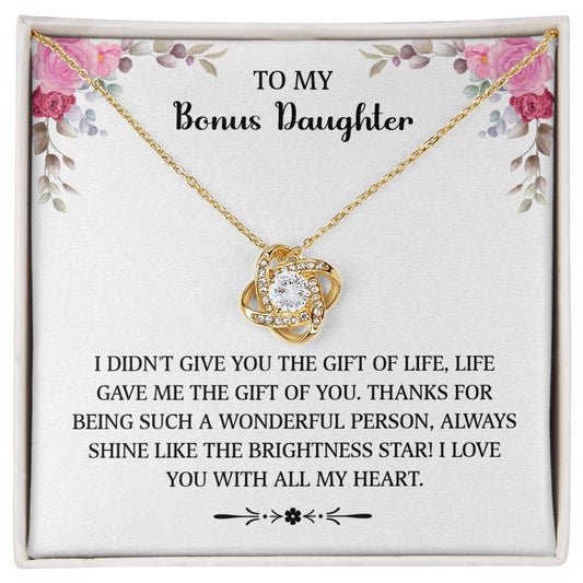 Bonus Daughter - I Love You With All My Heart (Necklace)